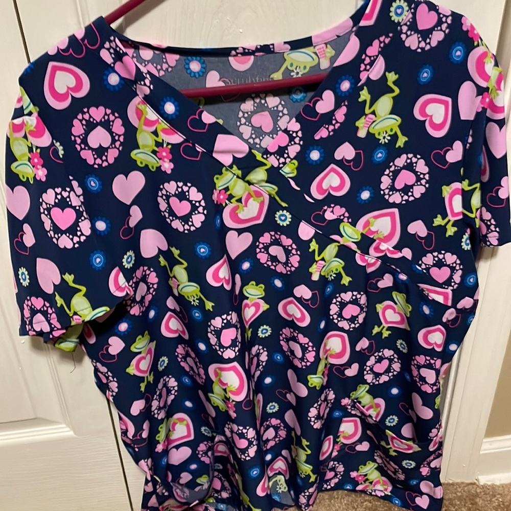 Cute scrub top